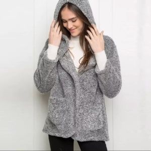 NEW Brandy Melville Speckled Gray Tessi Coat